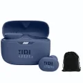 JBL Tune 130NC TWS True Wireless in-Ear Noise Cancelling Headphones - Blue - Bulk Packaging - Includes Pouch