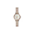Fossil orologio donna Carlie Mini 28mm quarzo acciaio bicolore pvd oro rosa ES4649