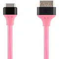 Monoprice - 138320 USB 2.0 Type C to Type A Charge and Sync Cable - 6 Feet - Pink, Durable, Kevlar-Reinforced Nylon-Braid - AtlasFlex Series