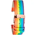 WRISTOLOGY Rainbow Leather 22mm Watch Band - Quick Release Easy Change Mens | Womens Strap
