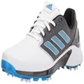adidas Men's Zg21 Recycled Polyester Golf Shoes, Footwear White/Blue Rush/Core Black, 12 US