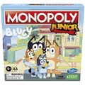 Monopoly Hasbro Gaming Junior: Bluey Edition Board Game for Kids Ages 5+, Play as Bluey, Bingo, Mum, and Dad, Features Artwork from The Animated Series, Multicolored