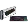 MSI VIGOR GK50 LOW PROFILE TKL JP USB Gaming Keyboard Numeric Keypadless KB595 Black