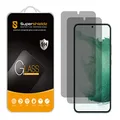 Supershieldz (2 Pack) (Privacy) Anti Spy Screen Protector Designed for Samsung Galaxy S22 Plus 5G, Tempered Glass, Anti Scratch, Bubble Free