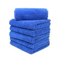 CARCAREZ Microfiber Car Drying Towels, 16x24 Inch Large Car Wash Detailing Buffing Polishing Towel with Microfiber Cloth, Blue