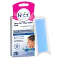 Veet Easygrip Ready To Use 20 Wax Strips And 4 Perfect Finish Wipes For Face