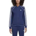 adidas Originals Women's Super Star Track Jacket, dark blue, X-Small