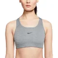 Nike Swoosh Women's Medium-Support 1-Piece Pad Sports Bra BV3636-084 Size S