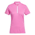 adidas Golf Women's Heat.rdy Primegreen Polo Shirt, Pink, Extra Small