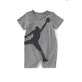 Nike Air Jordan Baby Boys Romper - Carbon Heather (3 Months)