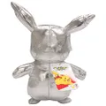 Pok?mon 25th Celebration 8" Silver Pikachu Plush - Limited Edition Shiny Silver Stuffed Animal Toy - 2+
