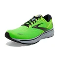 Brooks Men's Ghost 14 Running Shoes, Green Gecko/Blue/Black, 11.5 US