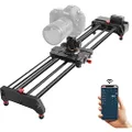 GVM SLIDER-80 Wireless Professional Carbon Fiber Motorized Camera Slider, Support Video Mode, Time-Lapse Photography, Horizontal, Tracking and 120° Panoramic Shooting