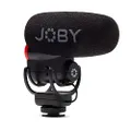JOBY Wavo PLUS, On-Camera Vlogging Microphone, Super Cardioid Microphone with Live Audio Monitoring, High-Pass Filter, Auto-Power Mode, LED Battery Level, Microphone for Compact Cameras