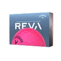 Callaway REVA Golf Balls (one dozen) (2023 Version, Pink)