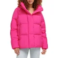 Levi's Women's Selma Hooded Puffer Jacket, Hot Pink, X-Large