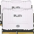Crucial BL2K8G36C16U4W Ballistix 3600 MHz DDR4 DRAM Desktop Gaming Memory Kit, WHITE, STANDARD: 16GB (8GBx2)
