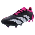 adidas Predator Accuracy.1 Low FG Firm Ground Soccer Cleats - Black/White/Pink