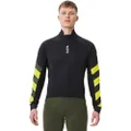 Gorewear C5 Gore-Tex Infinium Signal Thermo Jacket - Men's Black/Neon Yellow, Us Xl/Eu Xxl
