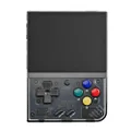 Miyoo Mini Plus 3.5-Inch Handheld Game Console with Built-in Games OnionOS Retro Gaming System (Transparent Black 128G)