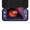 CRKD Nitro Deck (Retro Purple) Limited Edition with Carry Case for Nintendo Switch & OLED Model - Built for Comfort - Speed - With ZERO Stick Drift