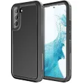 Diverbox for Galaxy S22 Case with Screen Protector [Shockproof] [Dustproof] Heavy Duty Protection Phone Case for Samsung Galaxy S22 5g (Black)