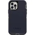 OtterBox Defender Series Screenless Edition Case for iPhone 12 & iPhone 12 Pro (Only) - Case Only - Non-Retail Packaging - Varsity Blues (Sage/Blue)