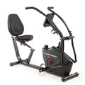 Marcypro Dual Action Cross Training Recumbent Exercise Bike with Arm Exercisers JX-7301