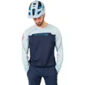 Endura Men's MT500 Burner Long Sleeve MTB Cycling Jersey Ink Blue, Large
