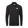 Stuburt Men's Sport Tech Long-Sleeved Polo Shirt, black, XL