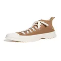 Converse Women's Chuck Taylor All Star Lugged 2.0 Sneakers, Sand Dune/Egret, Tan, Off White, 10.5 Medium US
