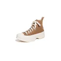 Converse Women's Chuck Taylor All Star Lugged 2.0 Sneakers, Sand Dune/Egret, Tan, Off White, 10.5 Medium US