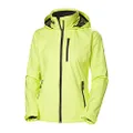Helly-Hansen Women's Standard Crew Hooded Jacket, 379 Sunny Lime, Small