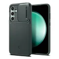 Spigen Compatible for Galaxy S23 FE Case Optik Armor - Abyss Green