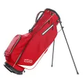Izzo Golf Izzo Ultra-Lite Stand Golf Bag with Dual-Straps & Exclusive Features,Red 3.2 lbs