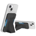 CLCKR Phone Holder & Wallet for MagSafe, Magnetic Stand Finger Grip & Card Holder, Drop Prevention, Designed for iPhone 15 Pro, 15 Pro Max, 15, 15 Plus, iPhone 14 Pro, 14 Pro Max, 13, 12 - Black
