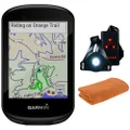 Garmin 010-02061-00 Edge 830 GPS Cycling Computer Bundle with Workout Cooling Sport Towel and Deco Essentials Wearable Commuter Front and Rear Safety Light
