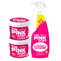Stardrops - The Pink Stuff - The Miracle Cleaning Paste and Multi-Purpose Spray Bundle (2 Cleaning Paste, 1 Multi-Purpose Spray)