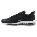 NIKE NIKE Air Max 97 Men's Running Shoes, Black Black White 001, 12 US