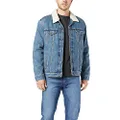 Signature by Levi Strauss & Co. Gold Label Men's Signature Sherpa Lined Jacket, (New) View Trucker, Medium