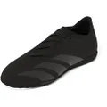 adidas Unisex Predator Accuracy.4 Sala Indoor Soccer Shoe, Black/Black/White, 7.5
