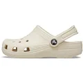 Crocs Sandals, Classic Clog, Kids/Toddler, bone, 10 US