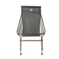 Big Agnes Big Six Camp Chair - High & Wide Camping Chair with Aircraft Aluminum Frame, Asphalt/Gray