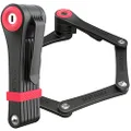 FoldyLock Clipster Folding Bike Lock - Award Winning Wearable Compact Bicycle Lock - Ultra Sleek Lightweight Smart Bike Security Accessory with Key Set for Bikes E Bikes and Scooters - 75 cm