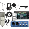 Presonus AudioBox 96 USB 2.0 Audio Interface Studio Bundle with Studio One Artist Software Pack (Interface Color May Vary in Blue or Black)