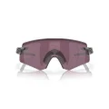 Oakley Men's Oo9471 Encoder Rectangular Sunglasses, Matte Olive/Prizm Road Black, 36 mm