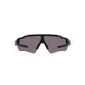Oakley Kids' Oj9001 Radar Ev Xs Path Rectangular Sunglasses, Matte Black/Prizm Grey, 31 mm