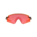 Oakley Men's Oo9471 Encoder Rectangular Sunglasses, Matte Red Colorshift/Prizm Trail Torch, 36 mm