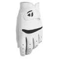 TaylorMade Stratus Men's Soft Golf Glove - White, Large