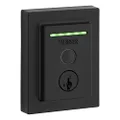 Weiser Halo Touch Fingerprint Contemporary Electronic Smart Lock WiFi, Works with Alexa and Google Assistant, Color: Matte Black, Model: 9GED30000-004